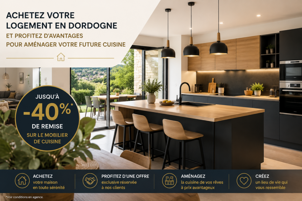 Acheter une maison en Dordogne et aménager sa future cuisine