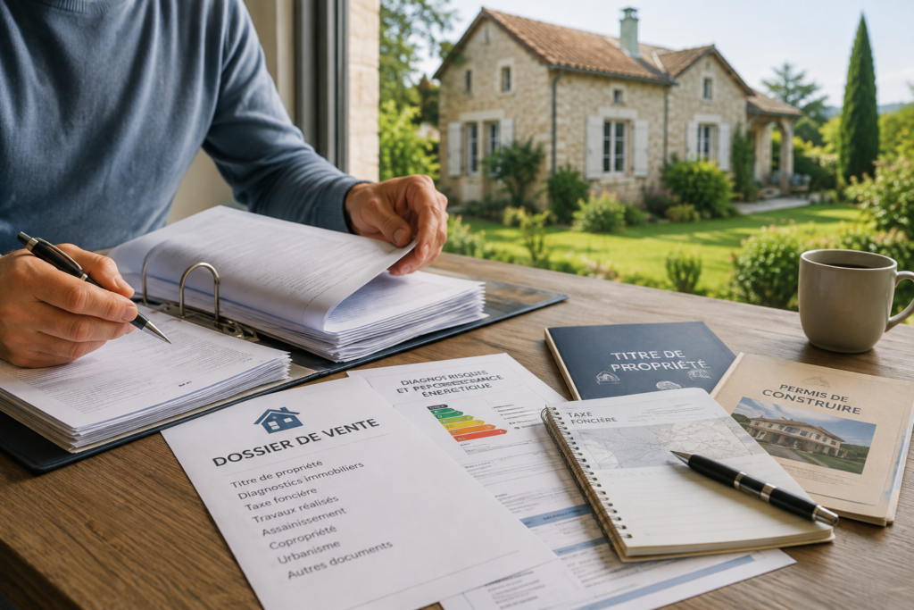 Documents nécessaires pour vendre sa maison et préparer un dossier de vente immobilière