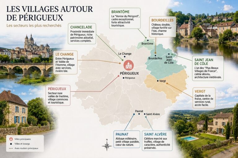 Acheter une maison autour de Périgueux