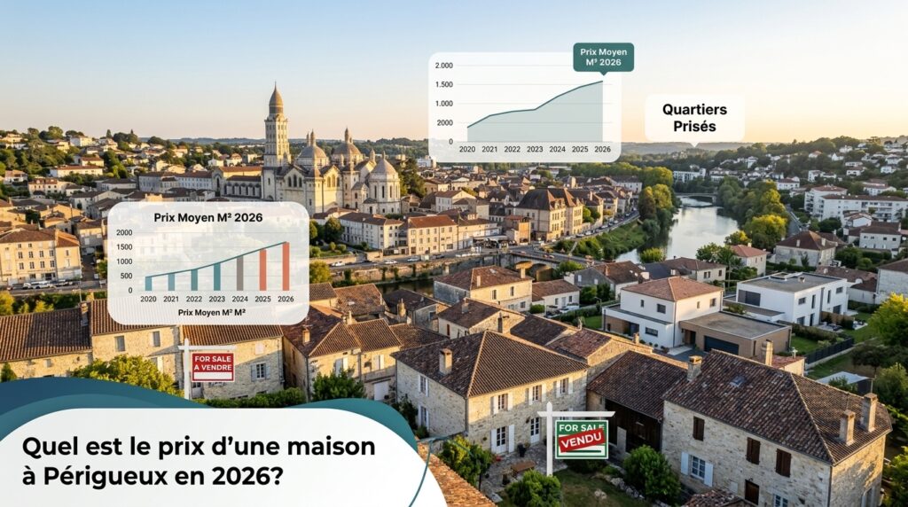 Prix maison Périgueux 2026 : maison individuelle à Périgueux